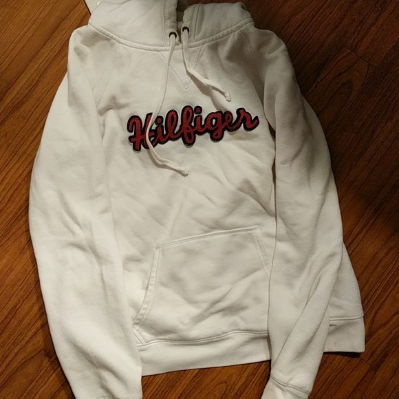 Tommy Hilfiger Tops - Tommy Hilfiger White Hoodie